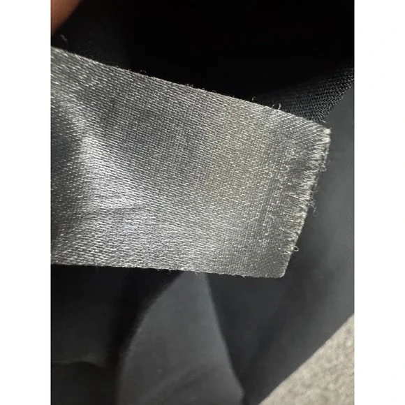 Self-Portrait Lace & Bow Accent Mock Neck Mini Shift‎ Dress Black Womens Size 6 - Picture 6 of 16